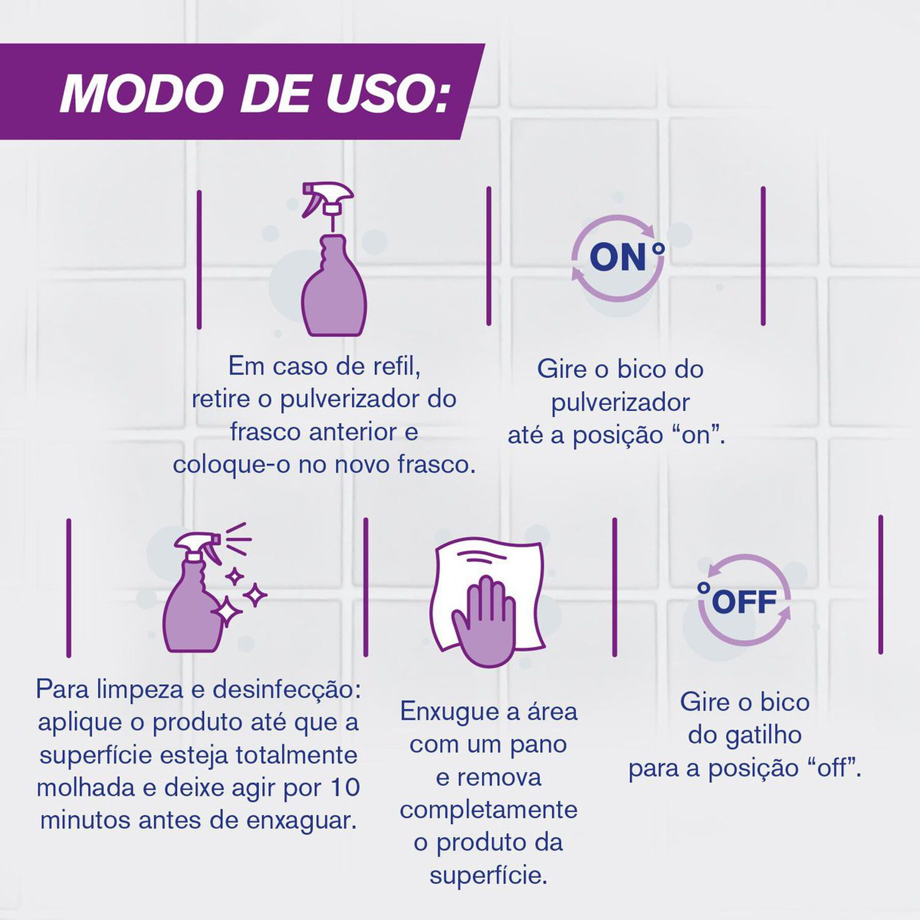 Desinfetante Banheiro Lavanda Veja Squeeze 500ml - Embalagem 20% de Desconto