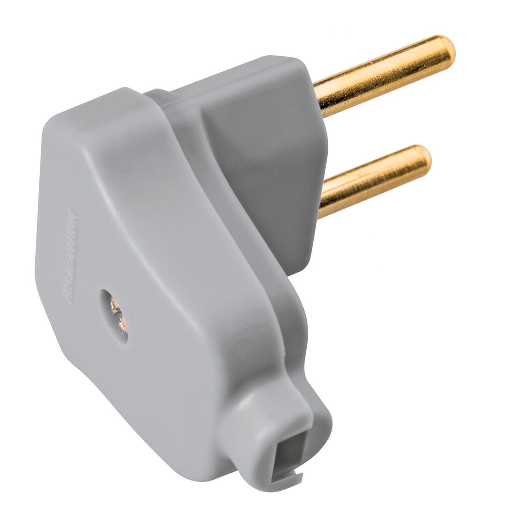 Plugue Angular 2P 10A 250V Cinza Tramontina