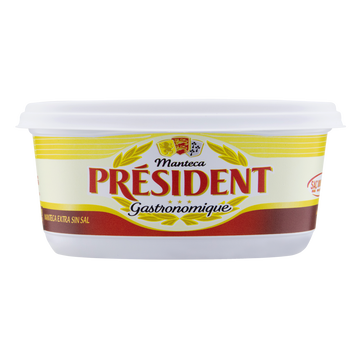 Manteiga Extra sem Sal Président Gastronomique Pote 200g