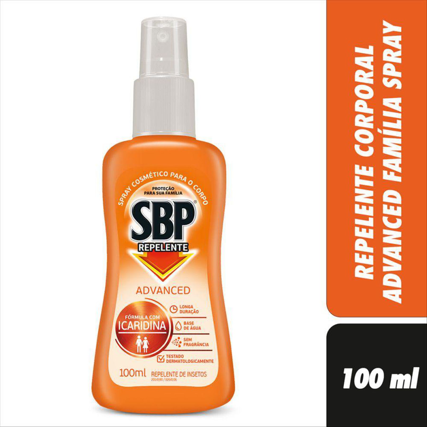 Repelente Spray sem Fragr&acirc;ncia SBP Advanced Frasco 100ml&nbsp;