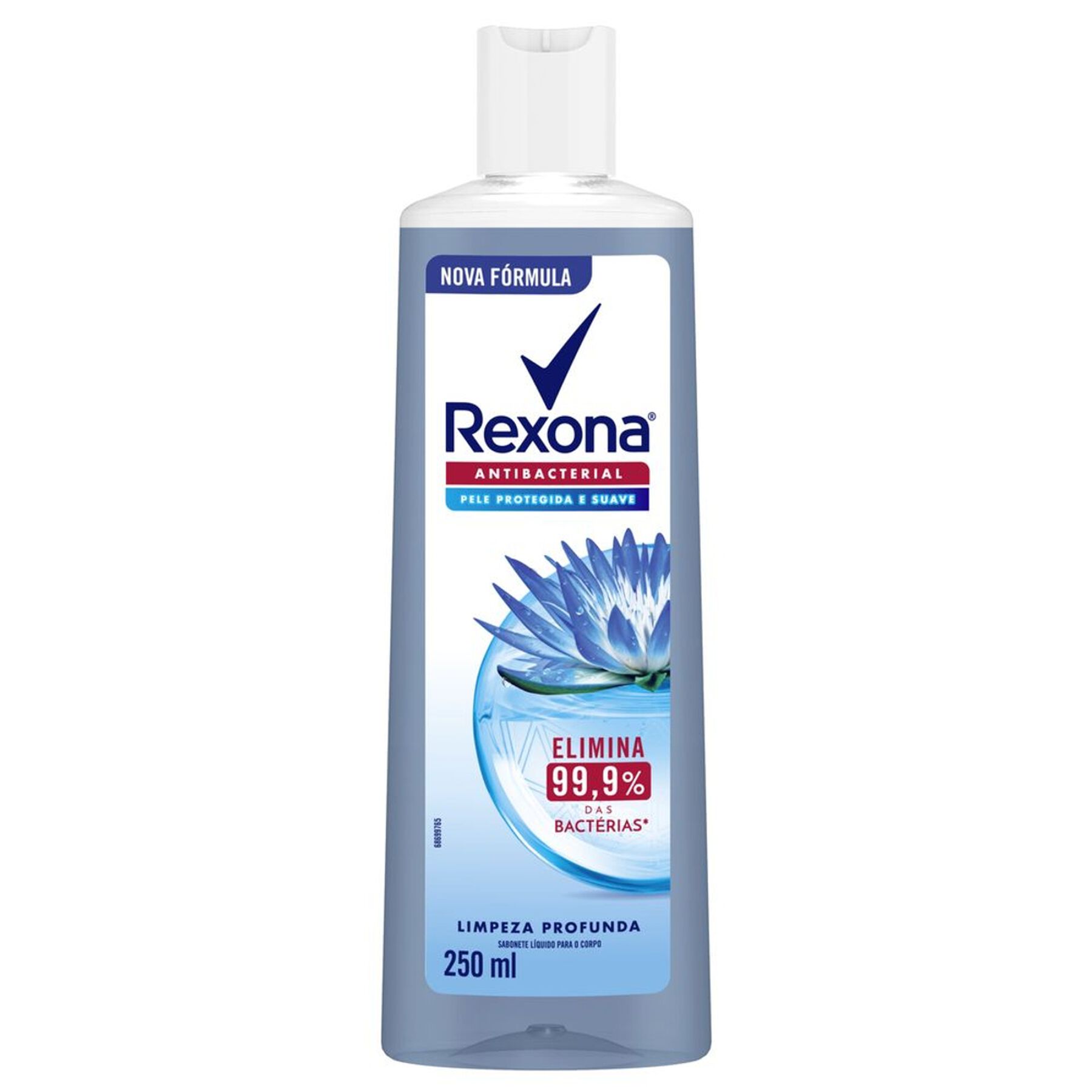 Sabonete Líquido Antibacterial Limpeza Profunda Rexona Frasco 250ml