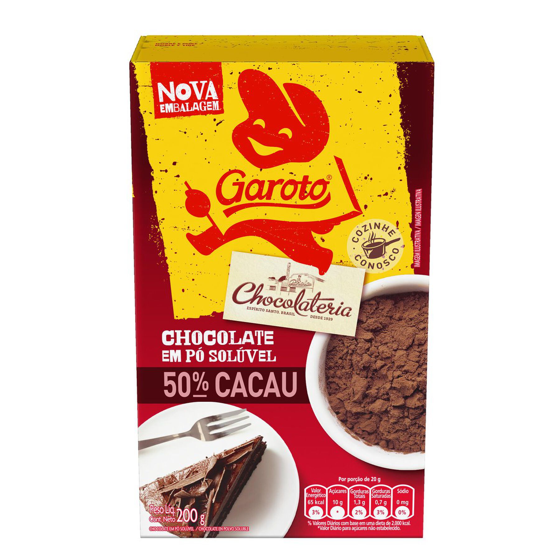Chocolate em Pó Garoto 200g