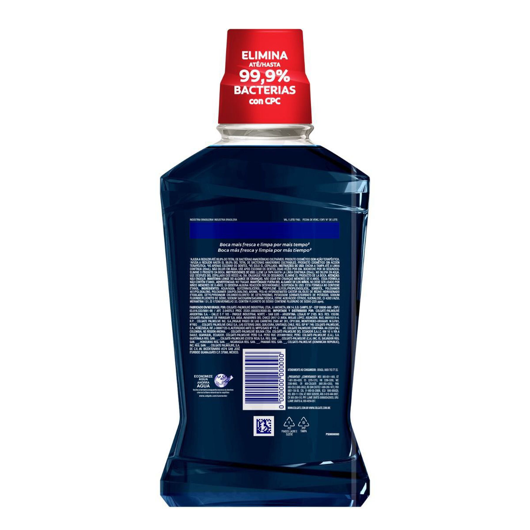 Enxaguante Bucal Zero &Aacute;lcool Plax Odor Control Colgate Frasco 500ml&nbsp;