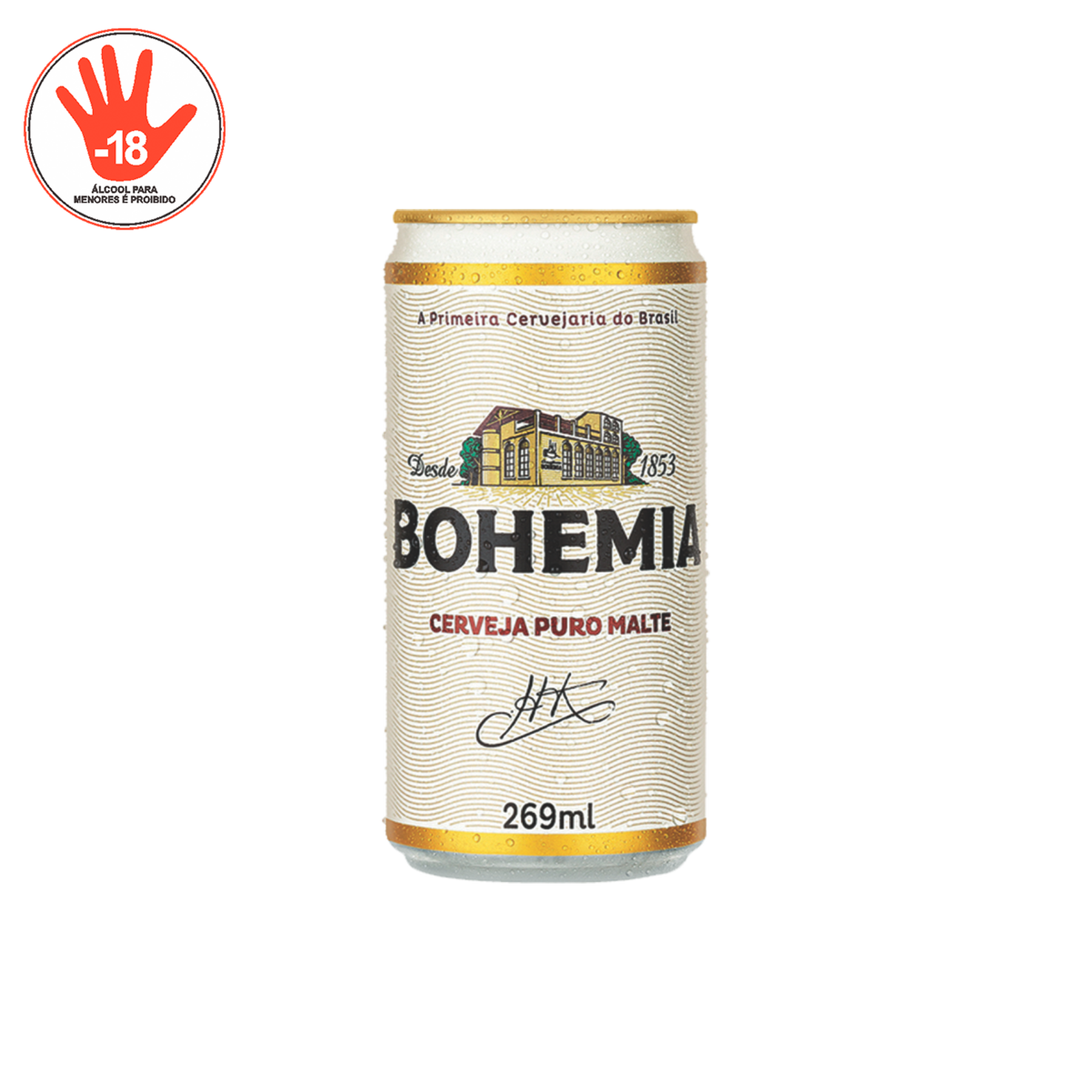 Cerveja Bohemia Latinha 269ml