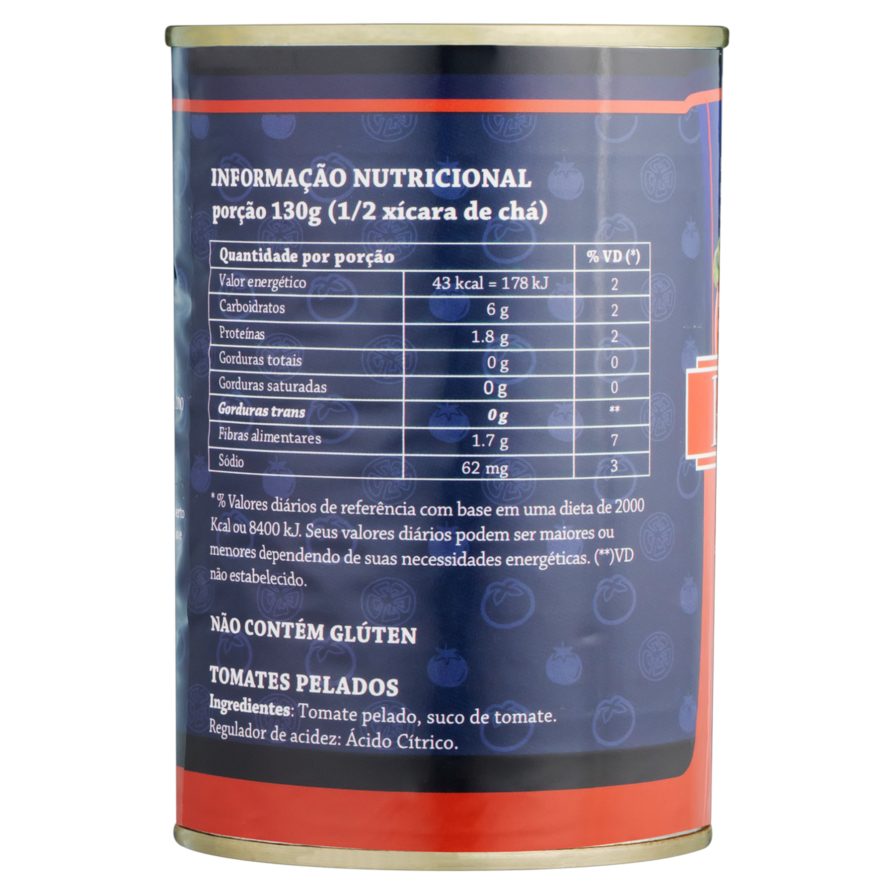 Tomate Pelado Paganini Lata 400g