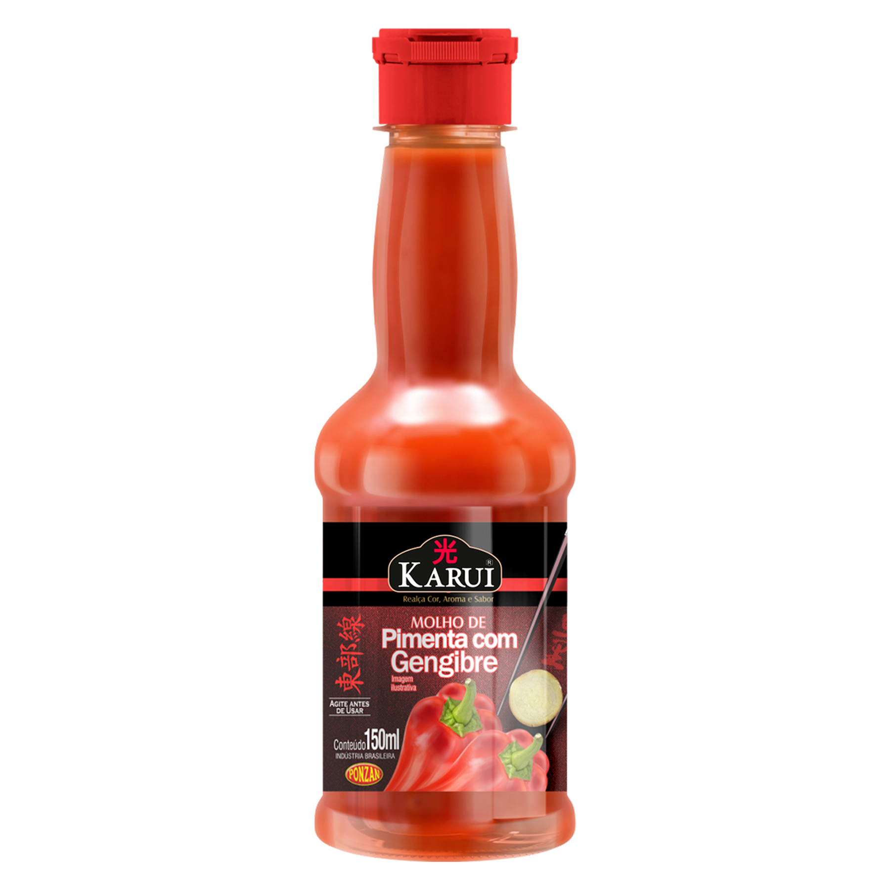 Molho Pimenta com Gengibre Karui Frasco 150ml