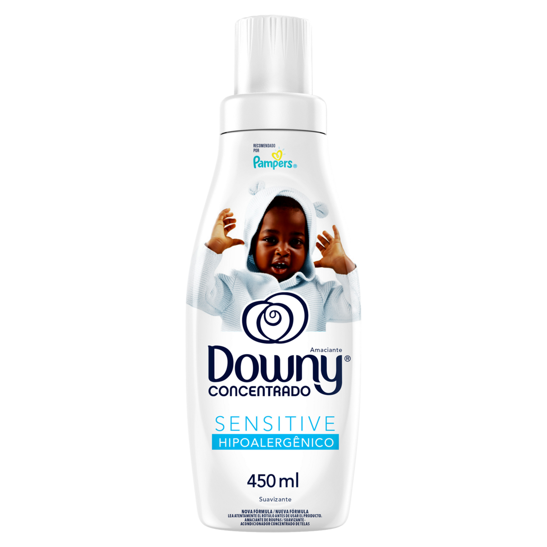 Amaciante de Roupa Concentrado Downy Sensitive Frasco 450ml