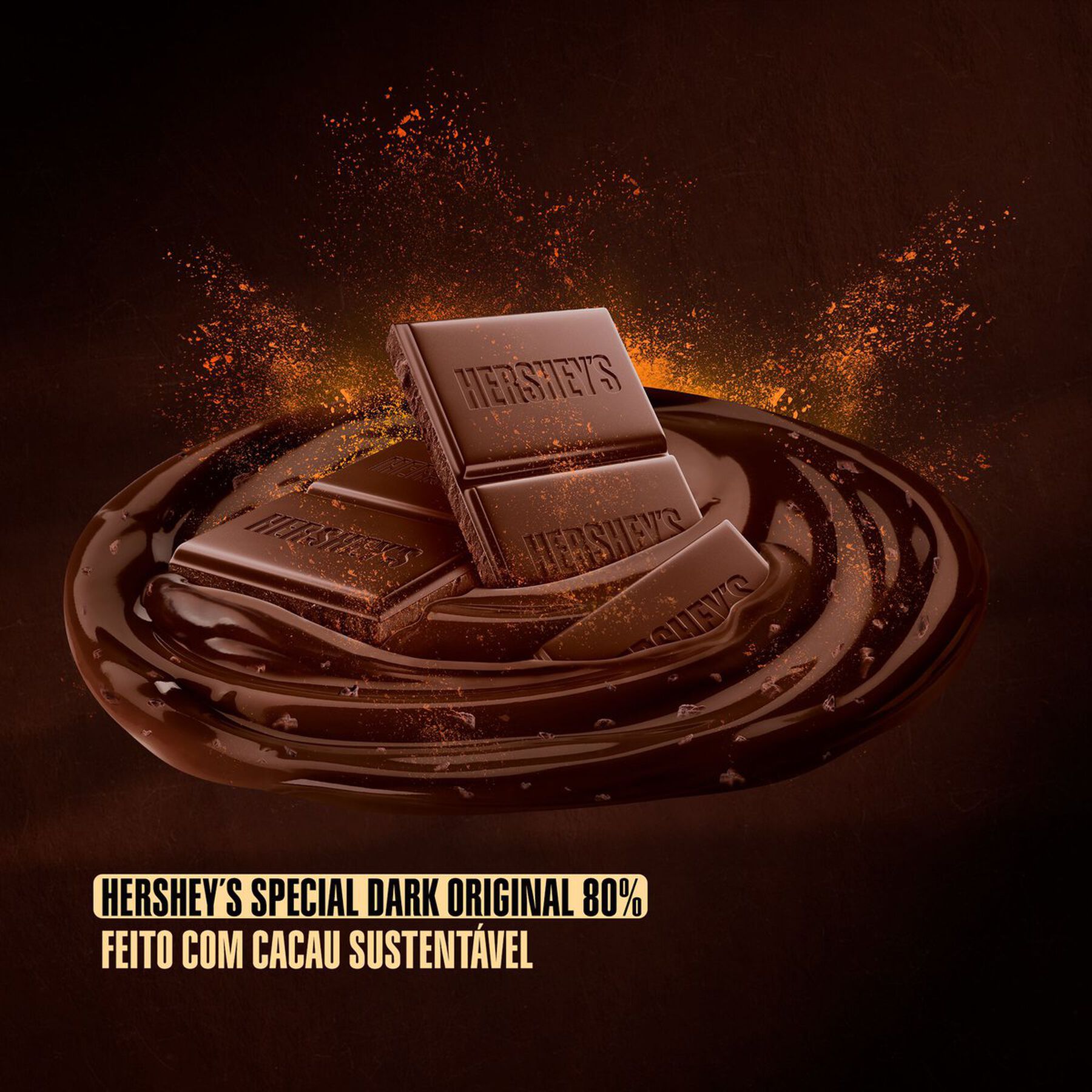 Chocolate 80% Cacau Tradicional Hershey's Special Dark Pacote 85g