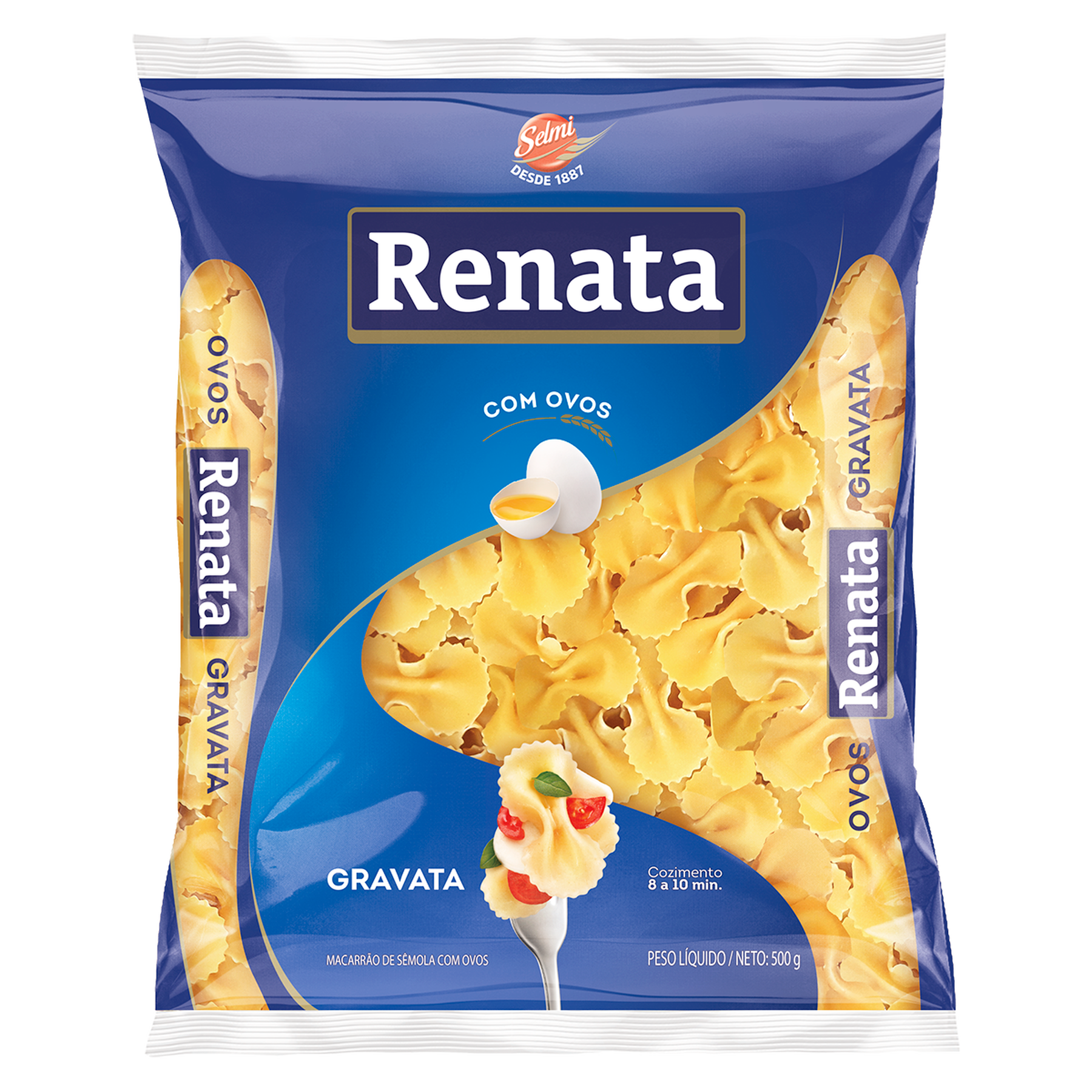 Macarr&atilde;o de S&ecirc;mola com Ovos Gravata Renata Pacote 500g&nbsp;