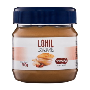 Pasta de Amendoim Crocante Lohil Pote 200g