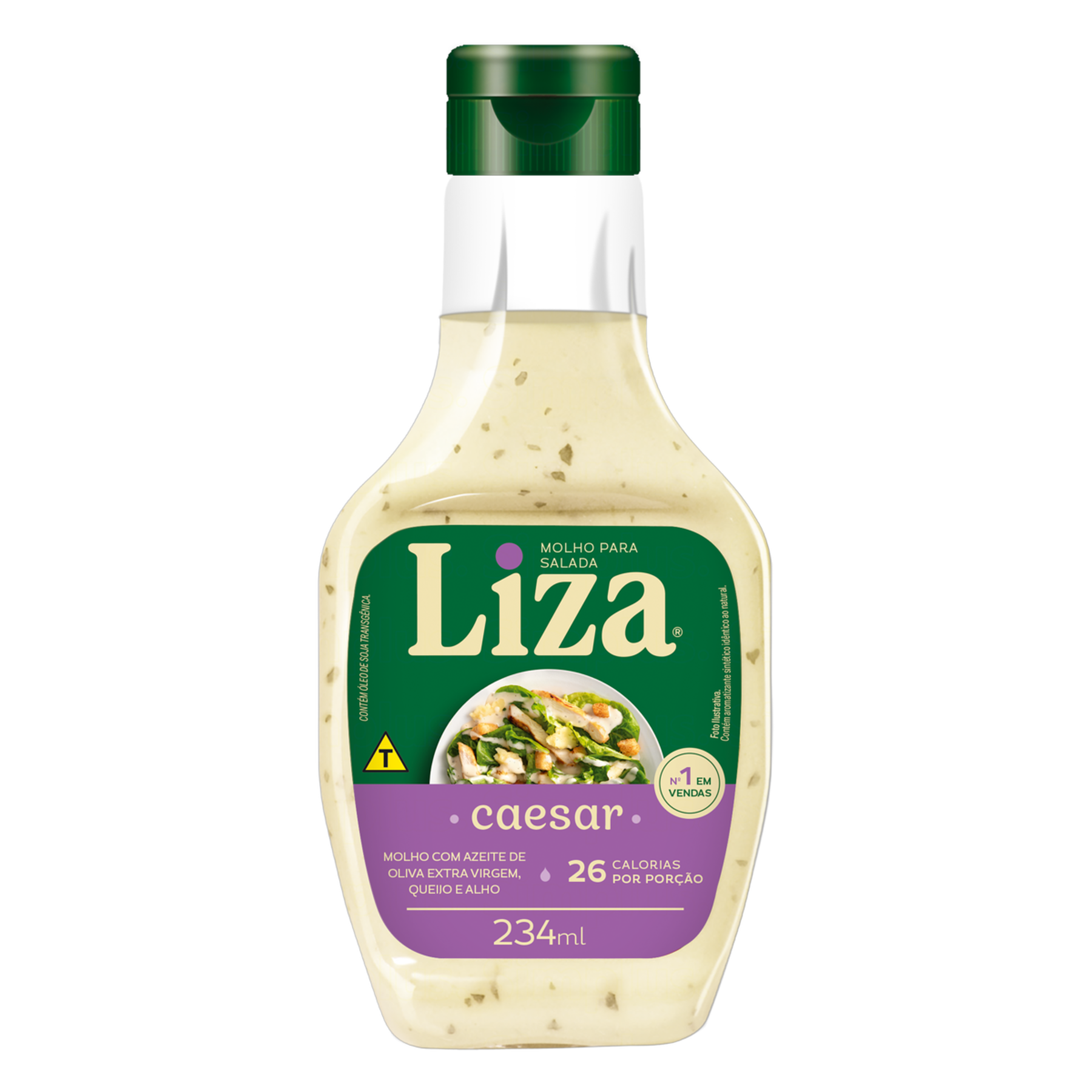 Molho para Salada Caesar Liza Squeeze 234ml&nbsp;