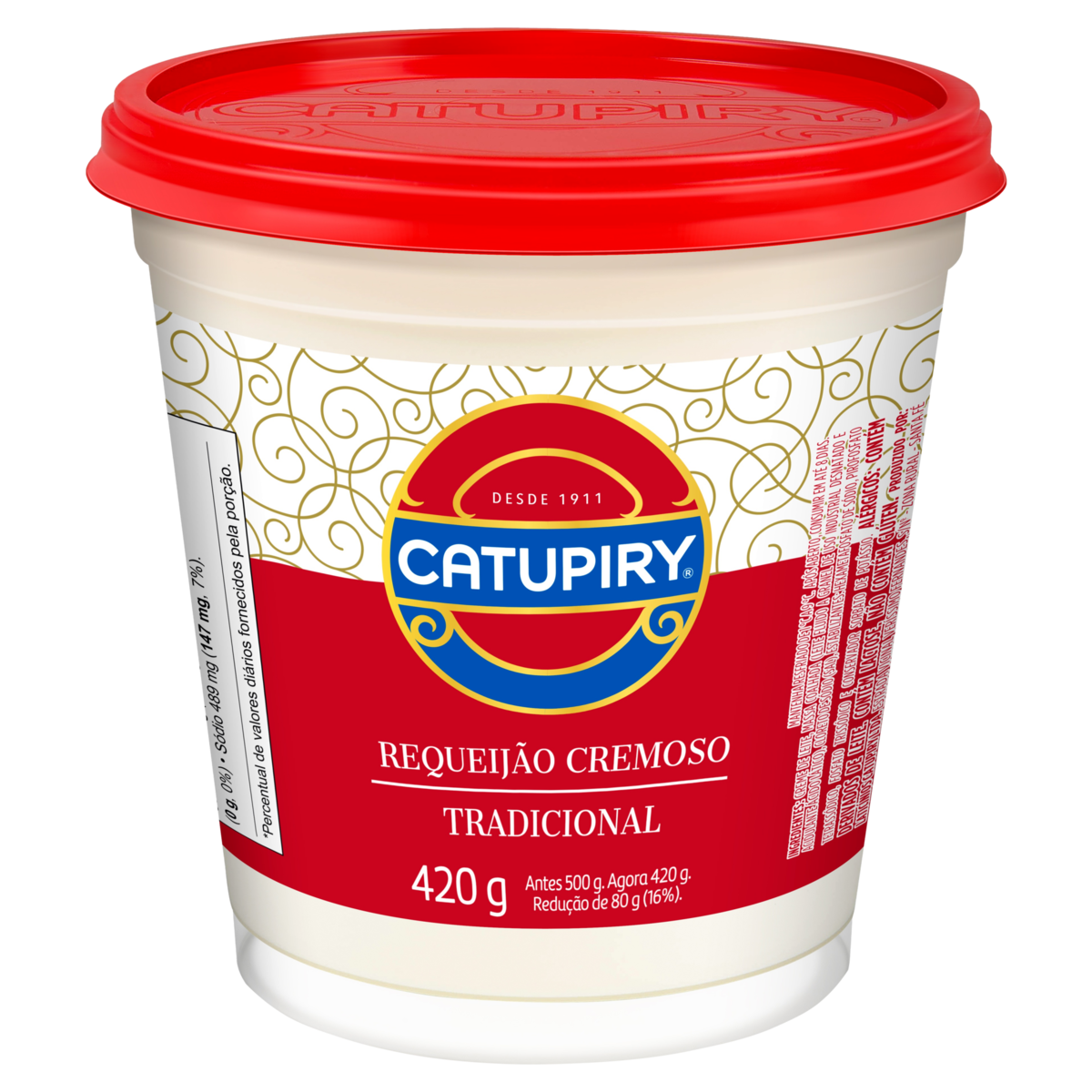Requeij&atilde;o Cremoso Tradicional Catupiry Pote 420g
