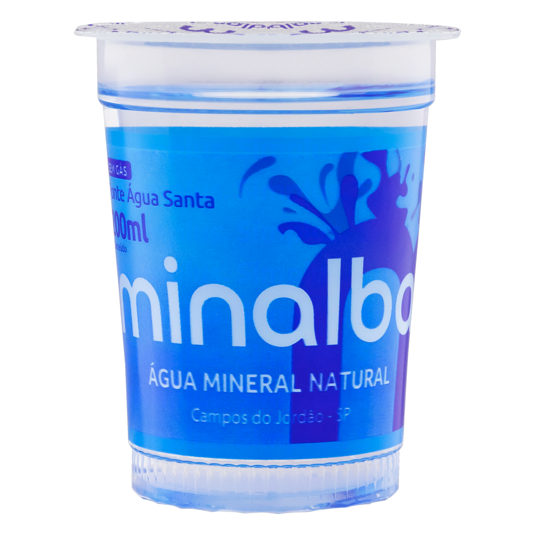 Água Mineral Natural sem Gás Minalba Copo 200ml