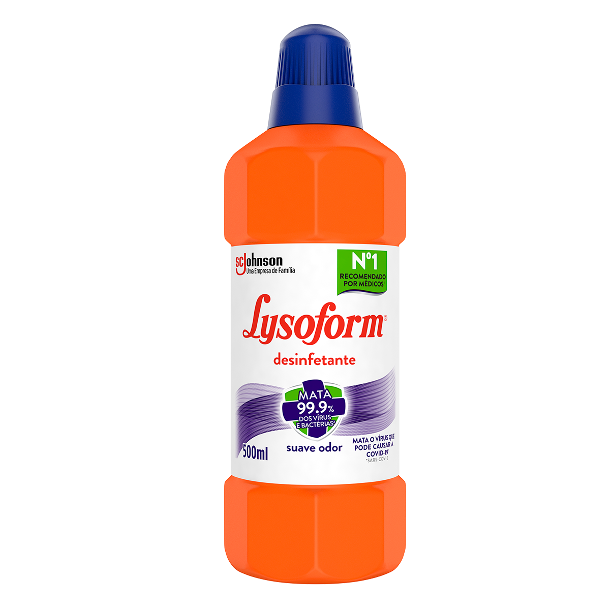Desinfetante Uso Geral Suave Odor Lysoform Frasco 500ml&nbsp;