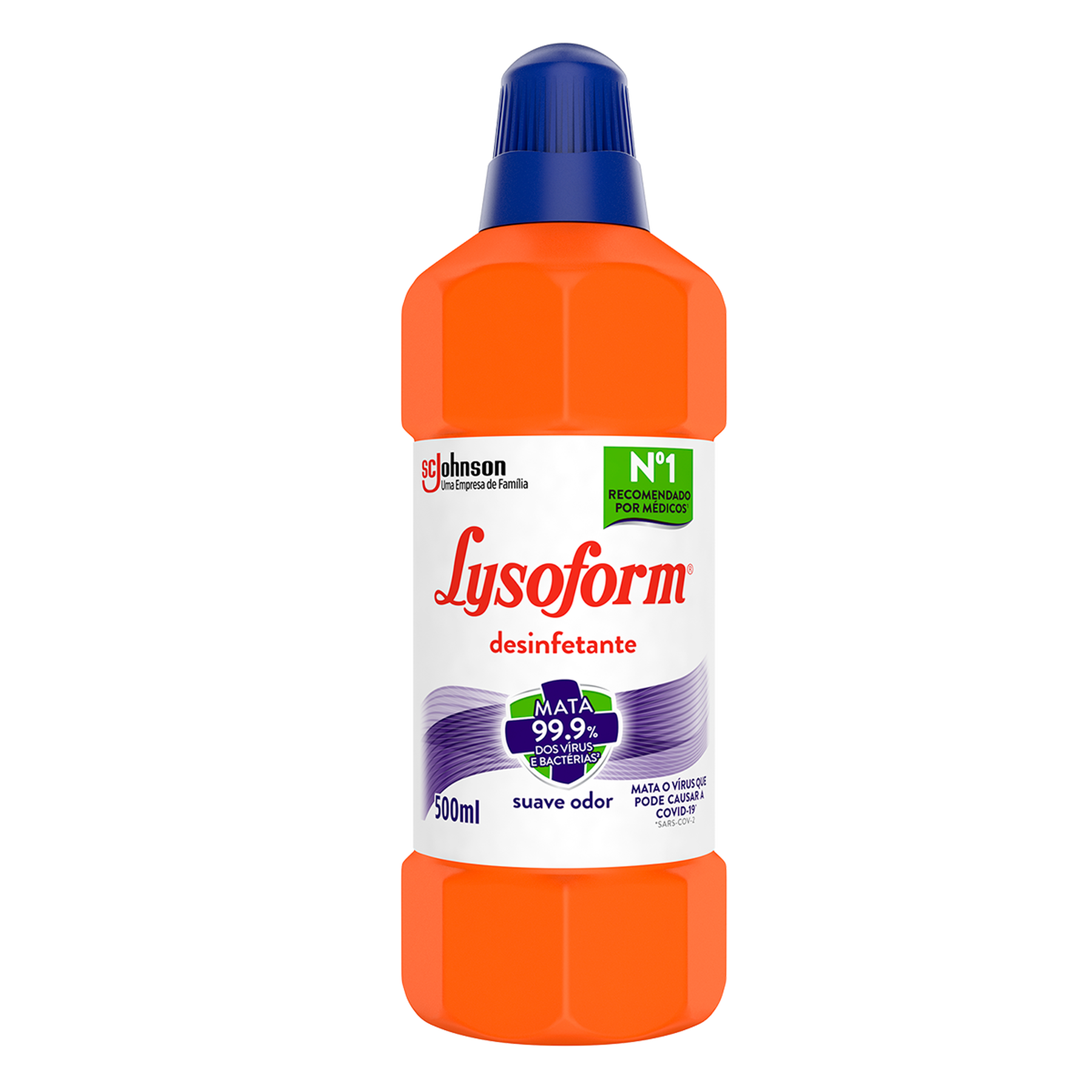 Desinfetante Uso Geral Suave Odor Lysoform Frasco 500ml&nbsp;