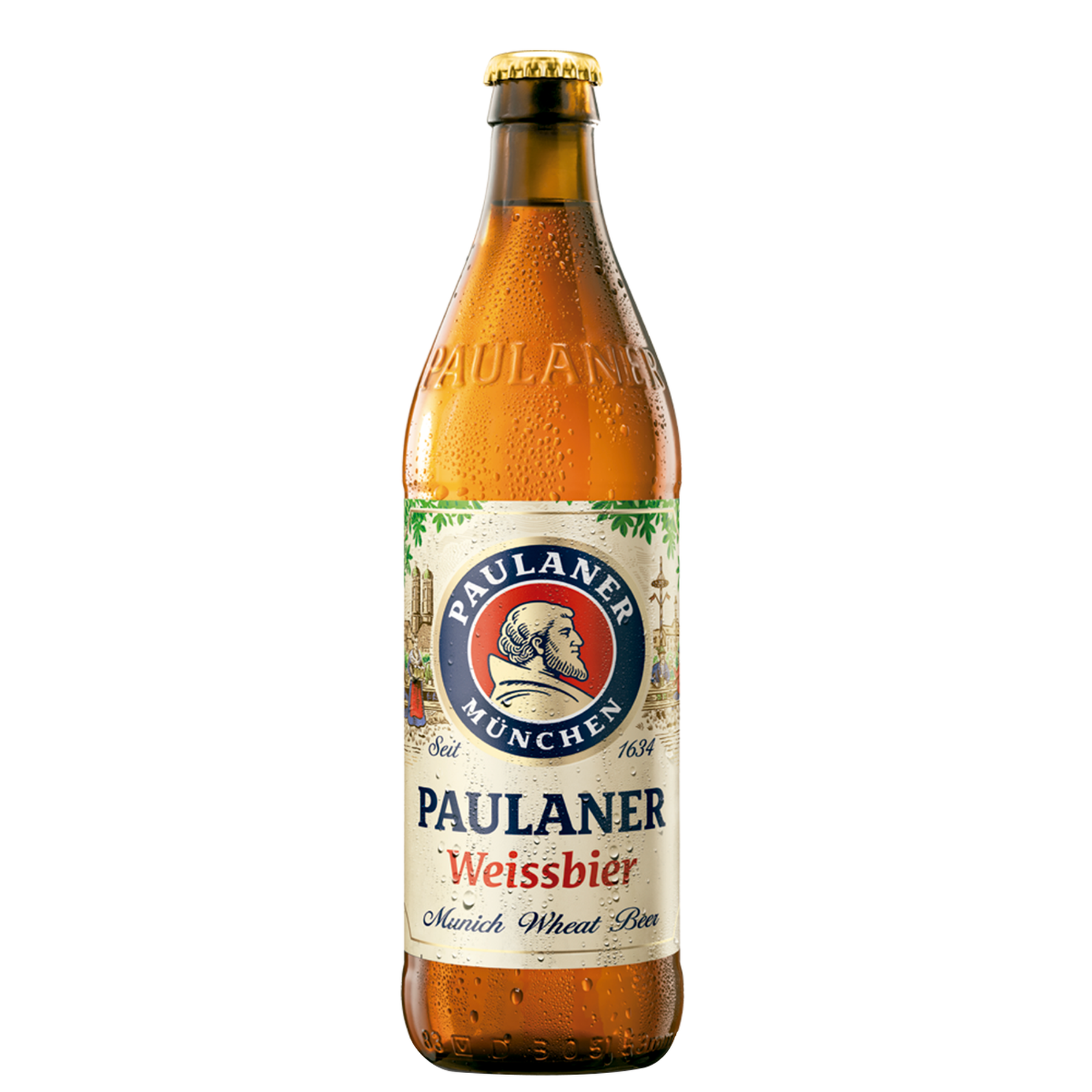 Cerveja Hefe-Weissbier Naturtrüb Paulaner Garrafa 500ml
