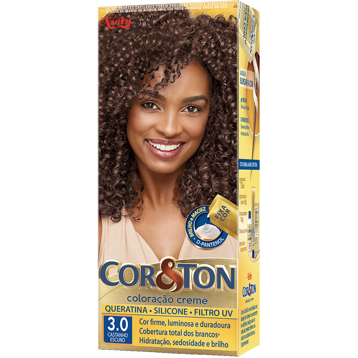 Tintura para Cabelo Castanho Escuro 3.0 CoreTon