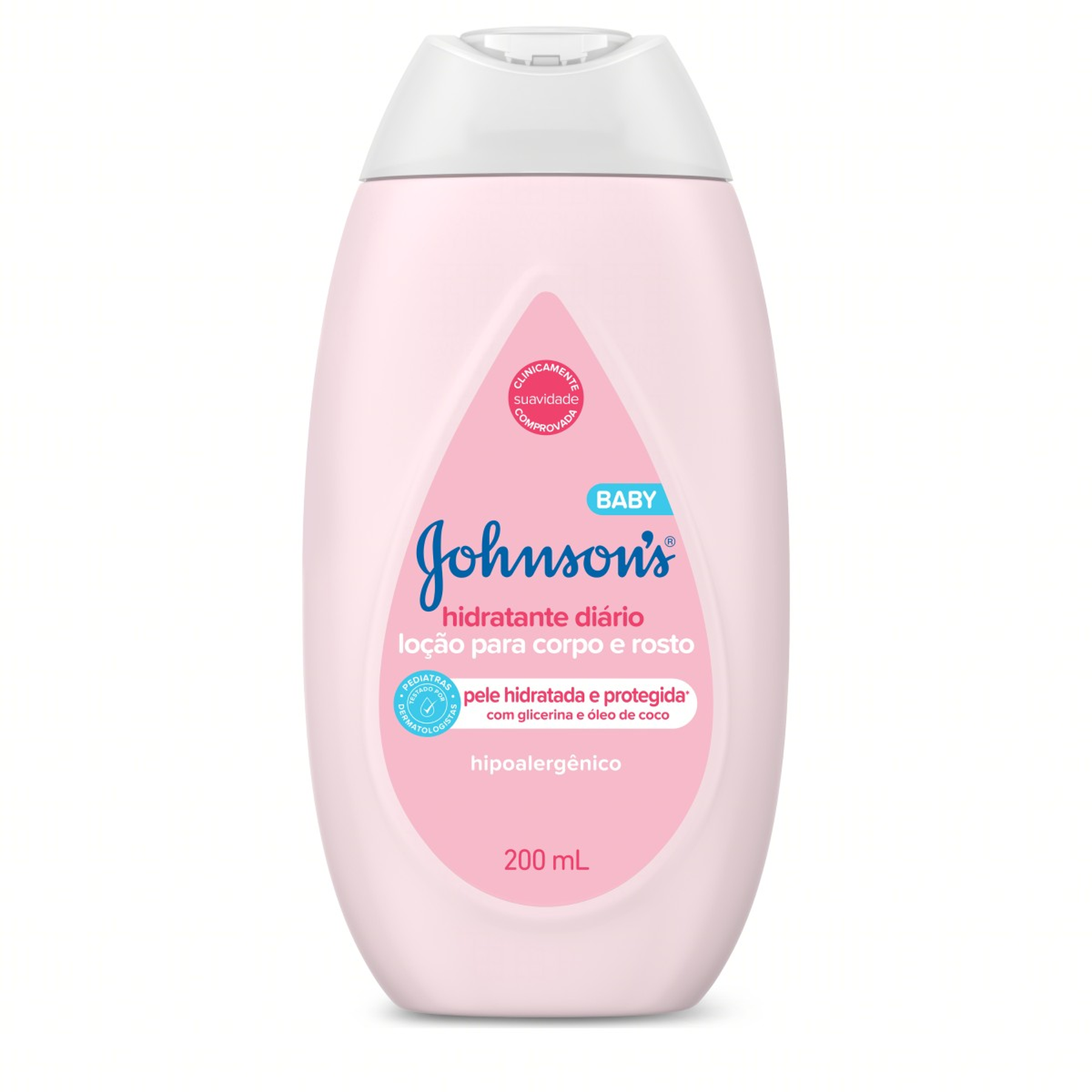 Lo&ccedil;&atilde;o Hidratante Johnson's Baby Frasco 200ml