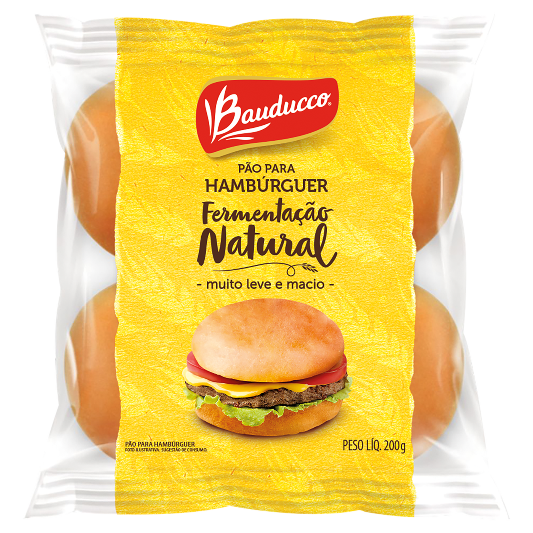 Pão para Hambúrguer Bauducco Pacote 200g