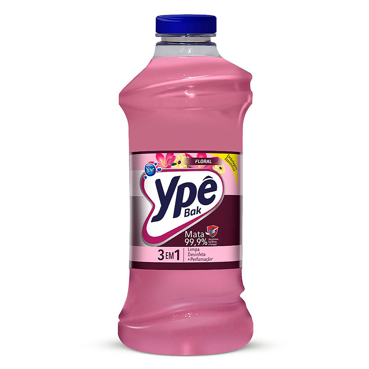 Desinfetante Uso Geral Floral Yp&ecirc; Bak Frasco 2l