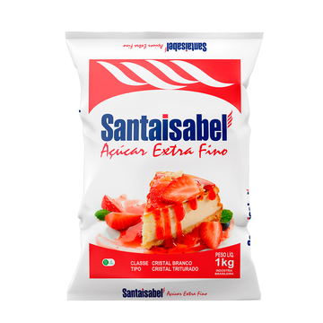 Açúcar Extra Fino Santa Isabel 1kg
