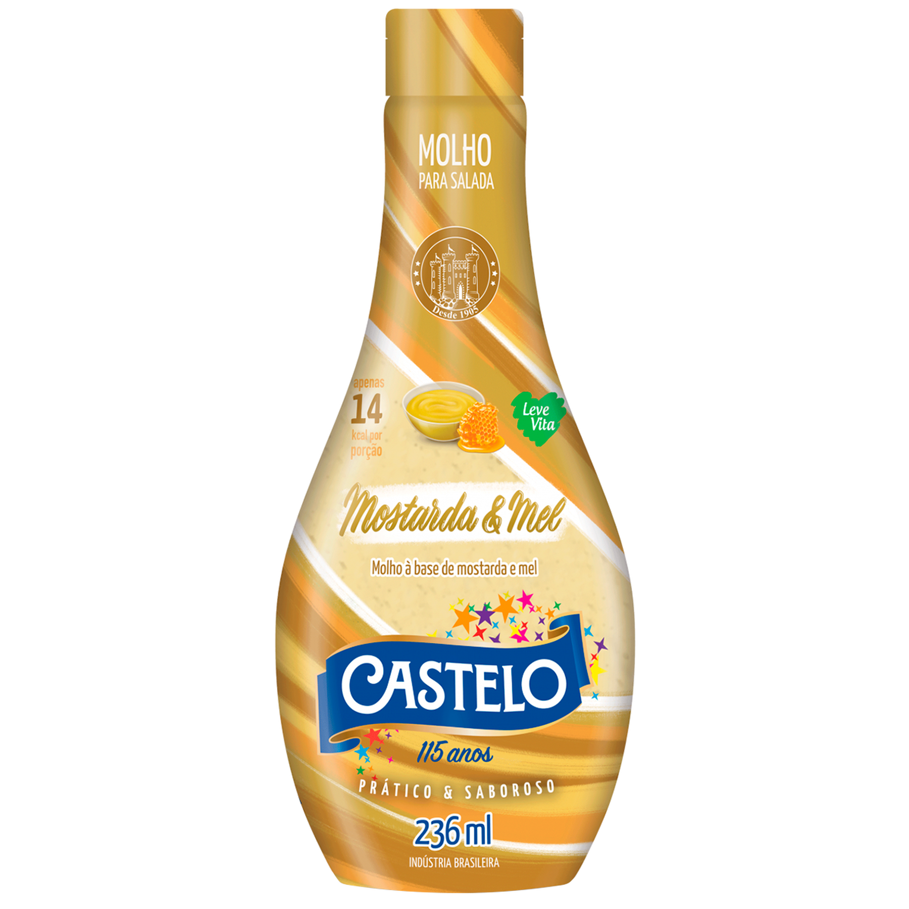 Molho para Salada Mostarda e Mel Castelo 236ml