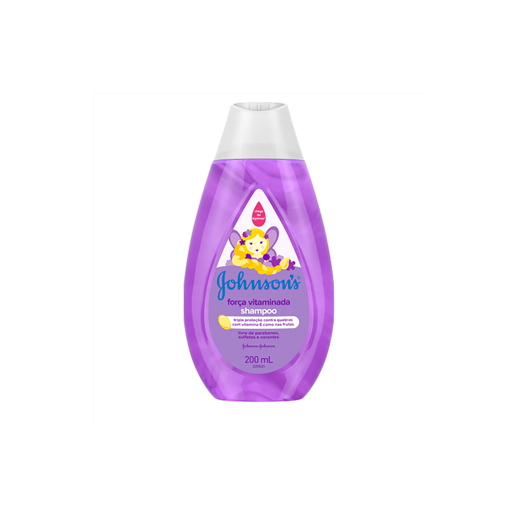 Shampoo Infantil Força Vitaminada Johnson's Frasco 200ml