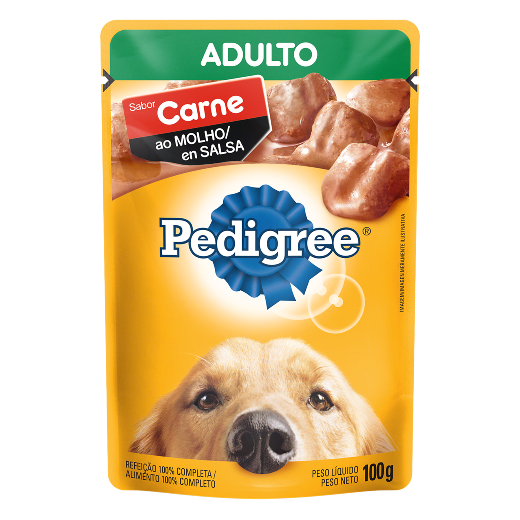 Alimento para Cães Adultos Carne ao Molho Pedigree Vital Pro Sachê 100g