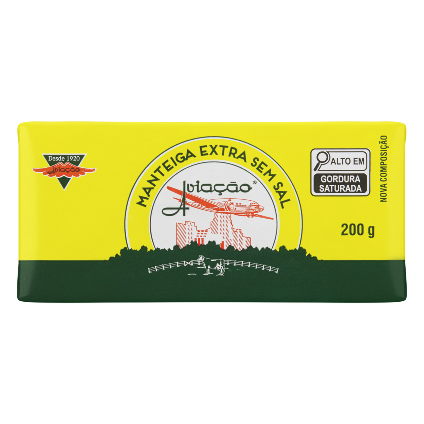 Manteiga sem Sal Avia&ccedil;&atilde;o 200g