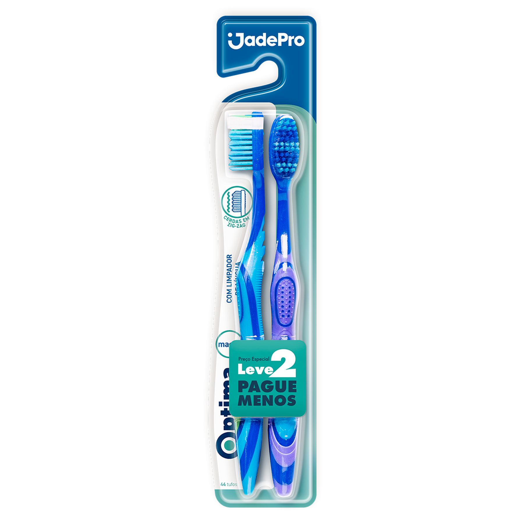 Escova Dental Jadefrog Optima 609 C/2 Unidades
