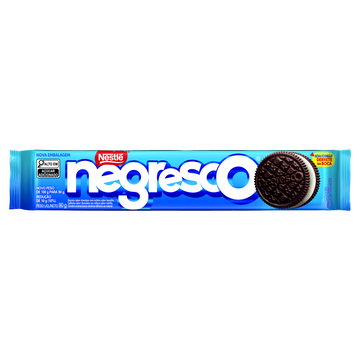 Biscoito Chocolate Recheio Baunilha Negresco Nestlé Pacote 90g