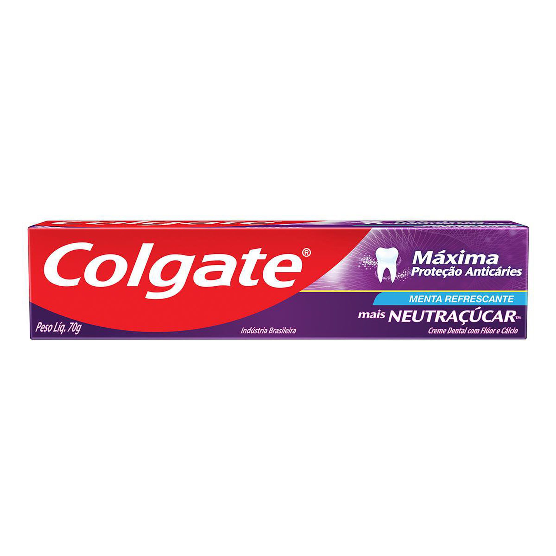Creme Dental Menta Refrescante M&aacute;xima Prote&ccedil;&atilde;o Antic&aacute;ries Colgate Caixa 70g&nbsp;