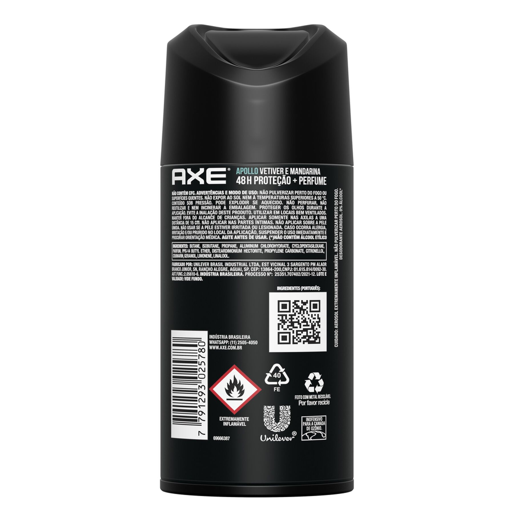 Antitranspirante Aerosol AXE Apollo 150 ml