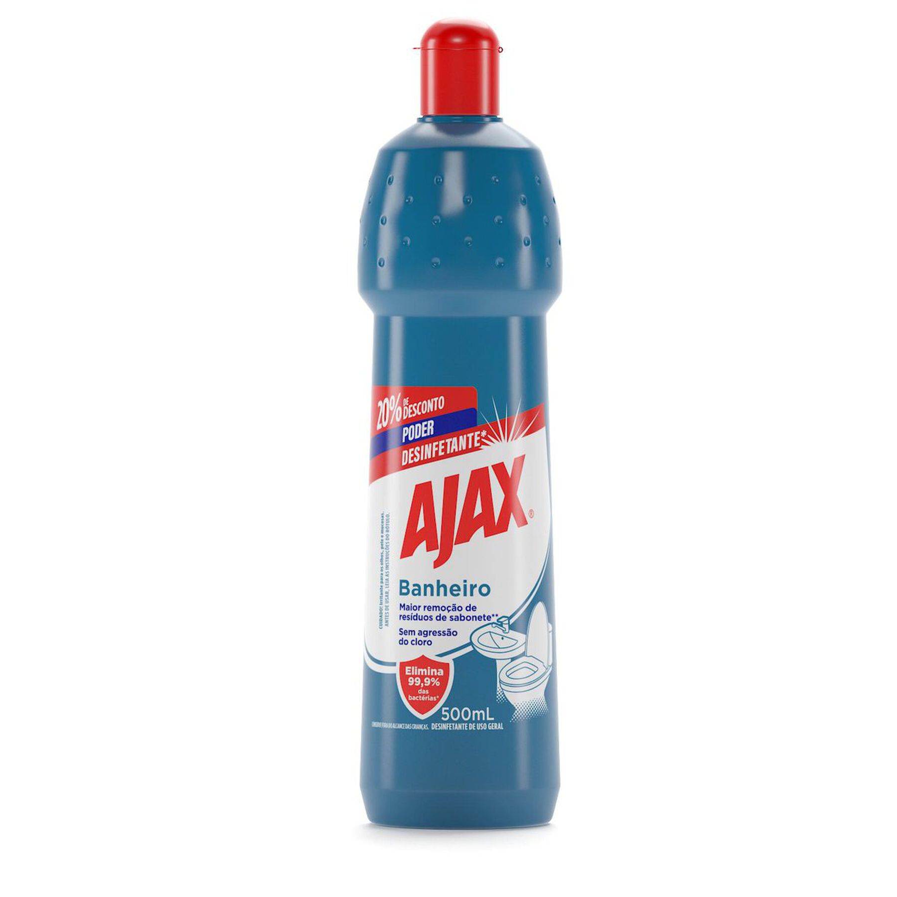 Desinfetante Banheiro Ajax Squeeze 500ml - Embalagem 20% de Desconto