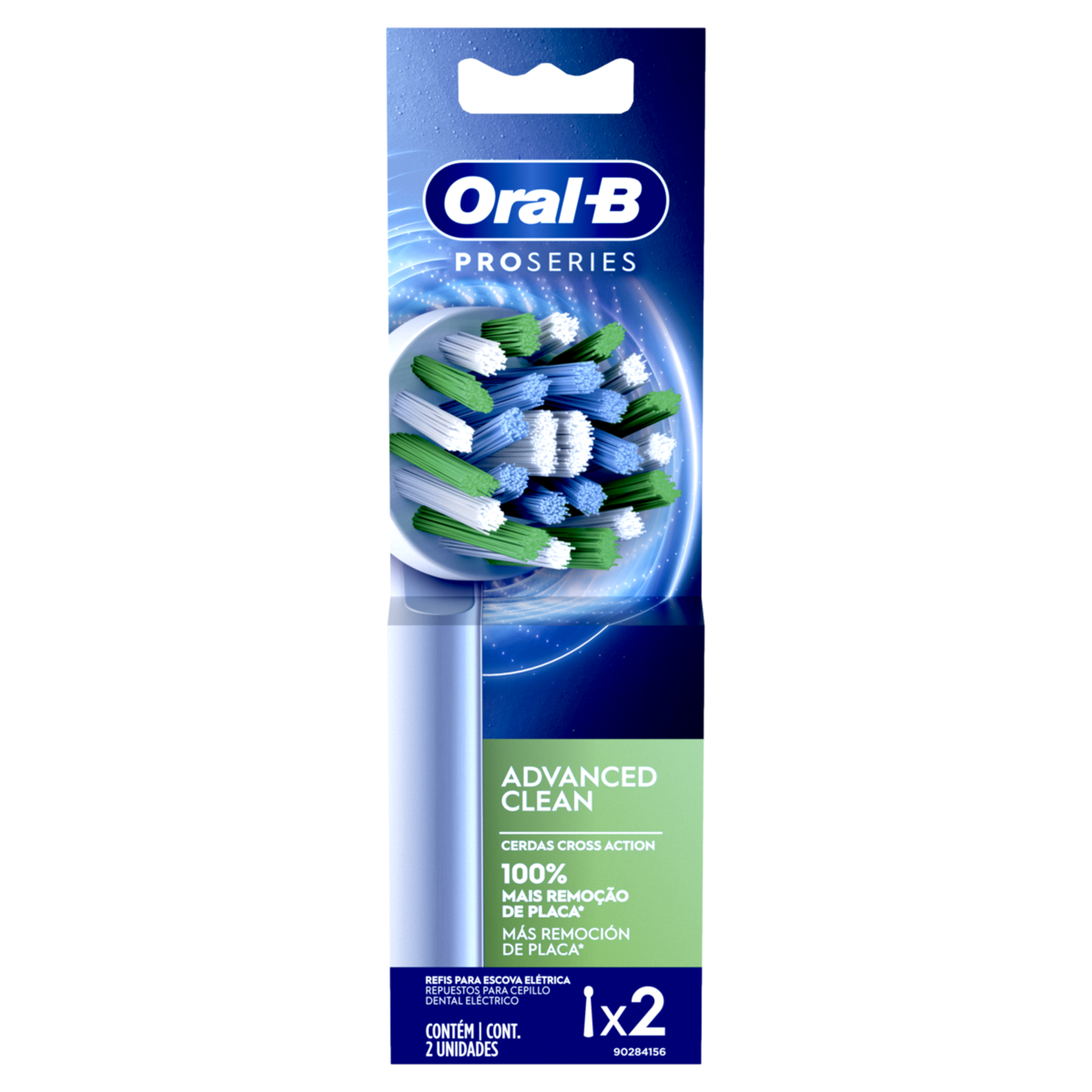 Refil para Escova Dental El&eacute;trica Advanced Clean Pro Series Oral-B C/2 Unidades