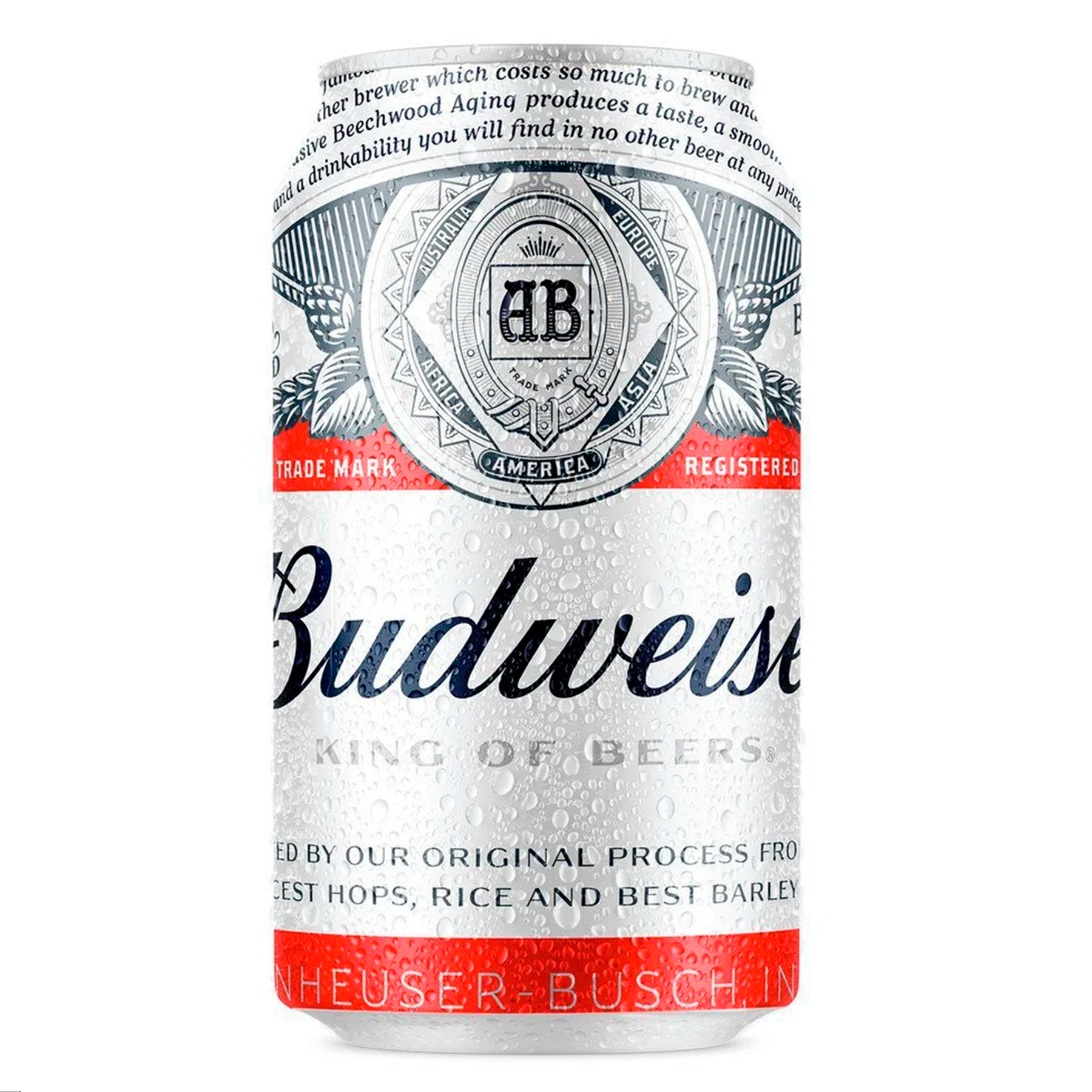 Cerveja American Lager Budweiser Lata 350ml