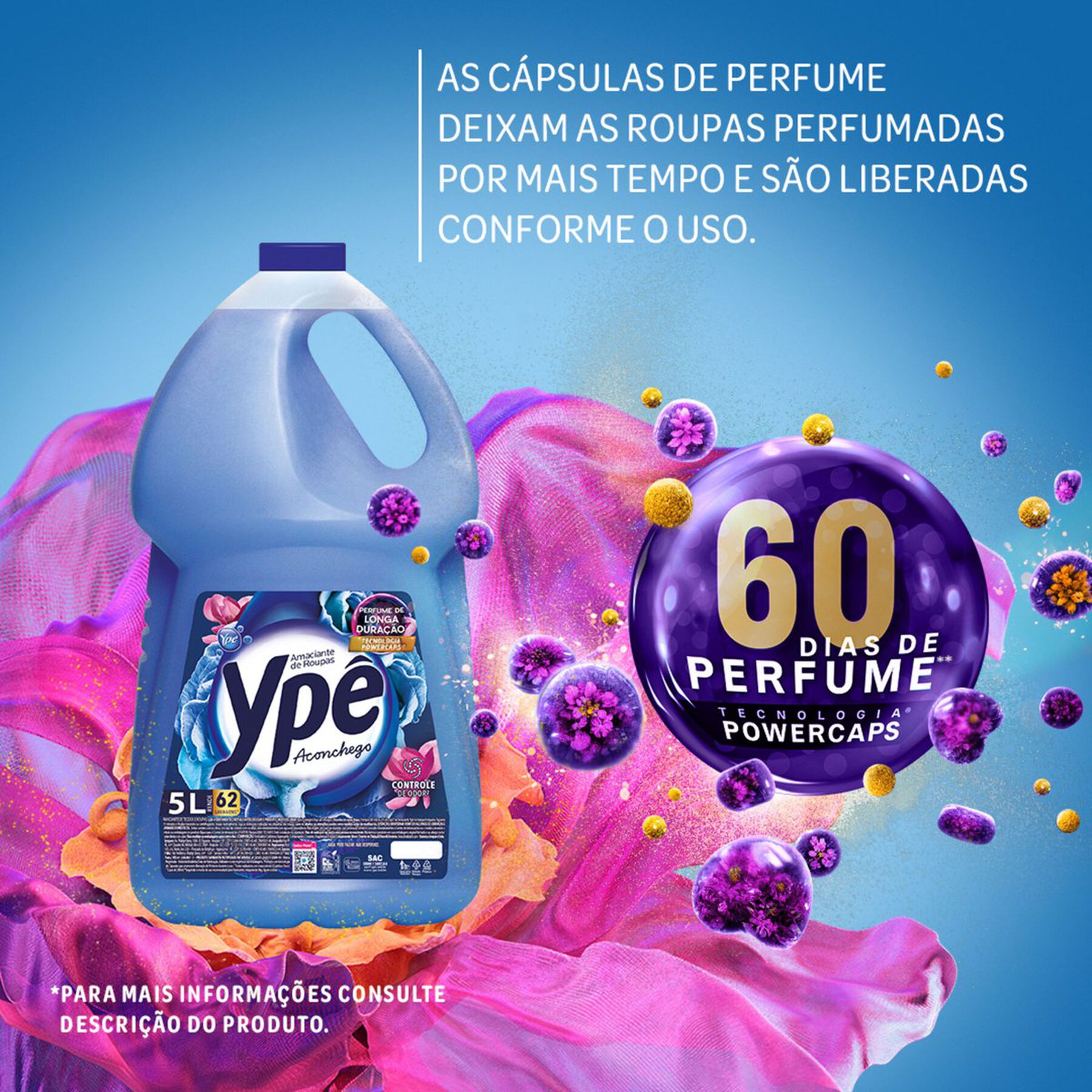 Amaciante de Roupa Aconchego Ypê Galão 5l
