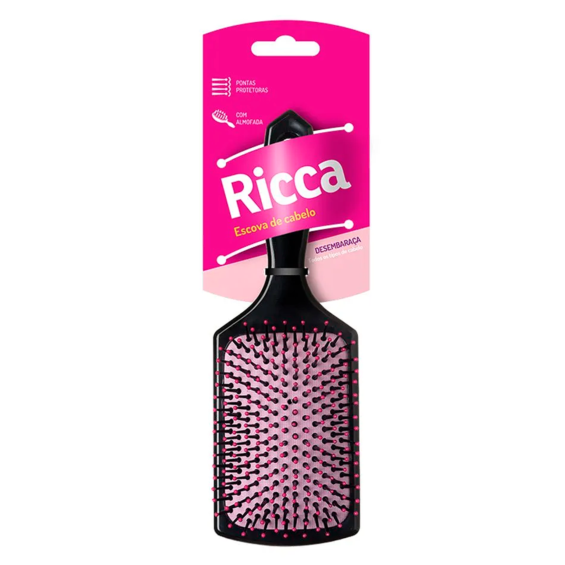 Escova para Cabelo Basic Racket Ricca Ref. 249&nbsp;