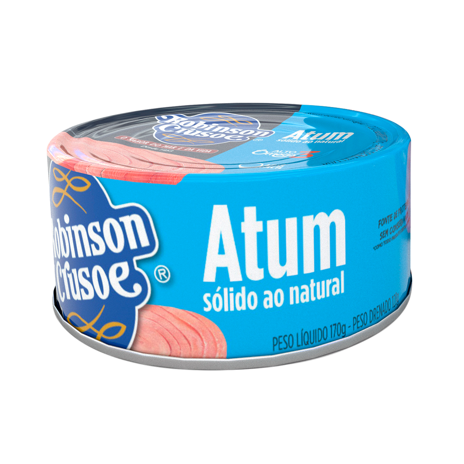 Atum Sólido ao Natural Robinson Crusoe Lata 170g