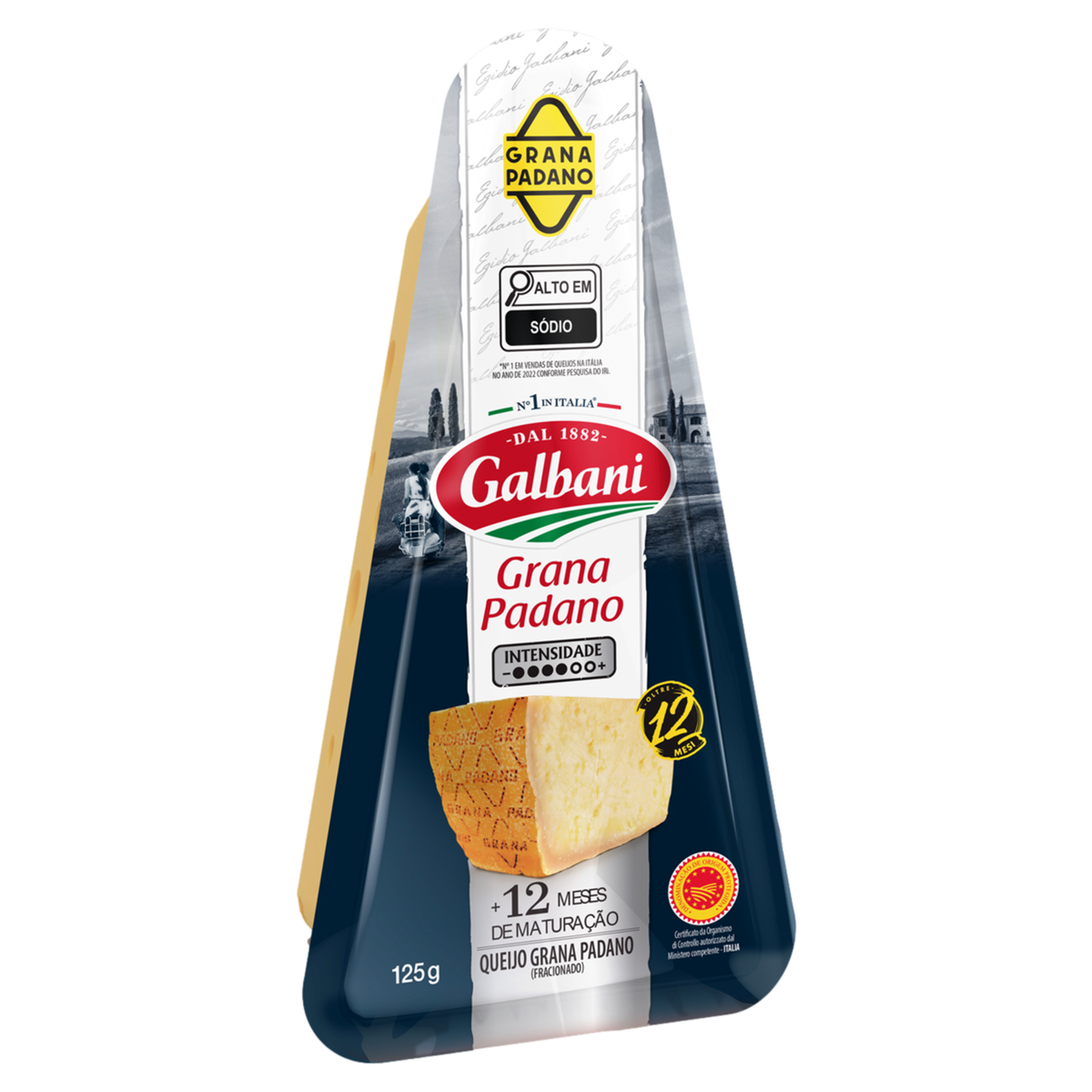 Queijo Grana Padano Fracionado Galbani 125g