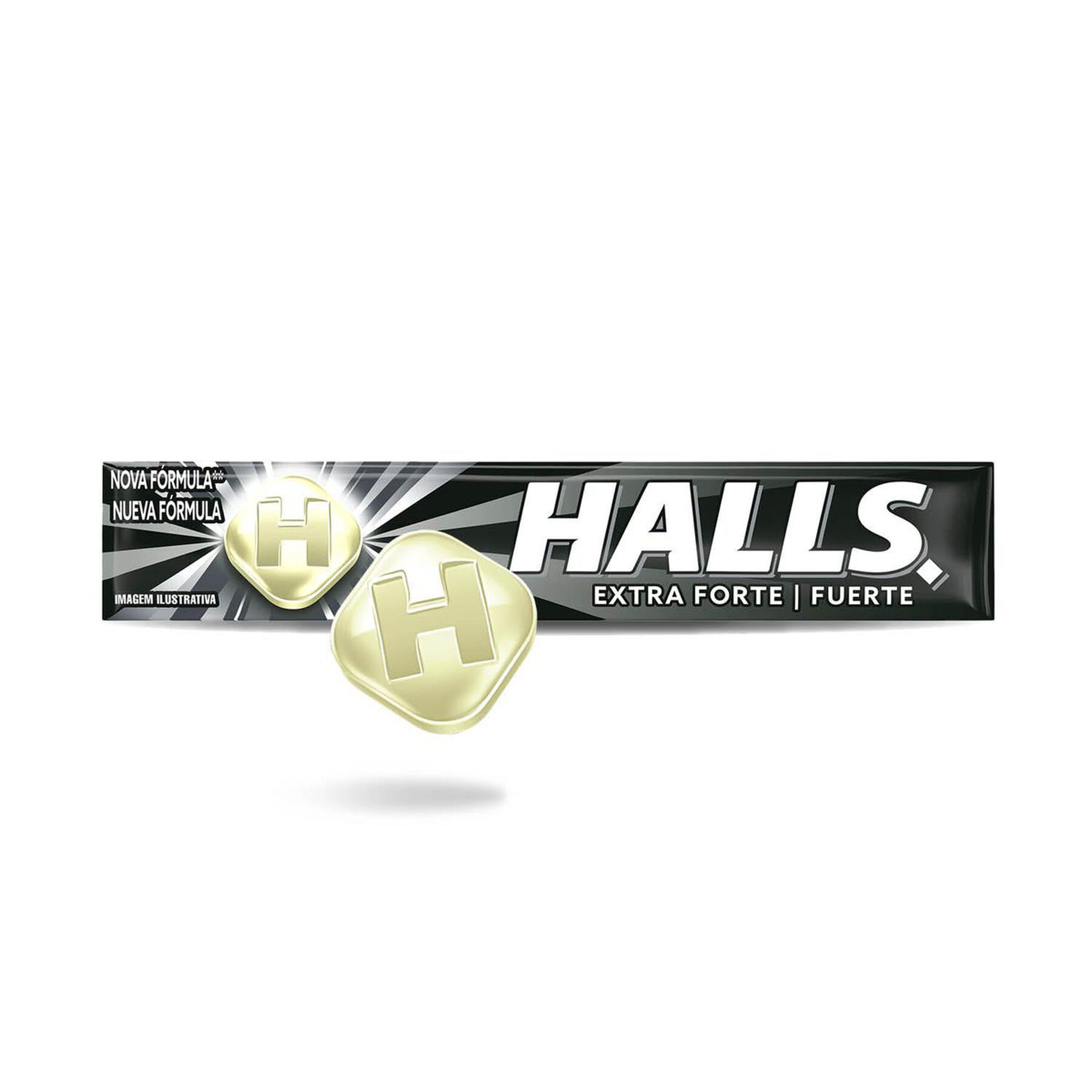 Bala Mentol Extra Forte Halls Pacote 27,5g