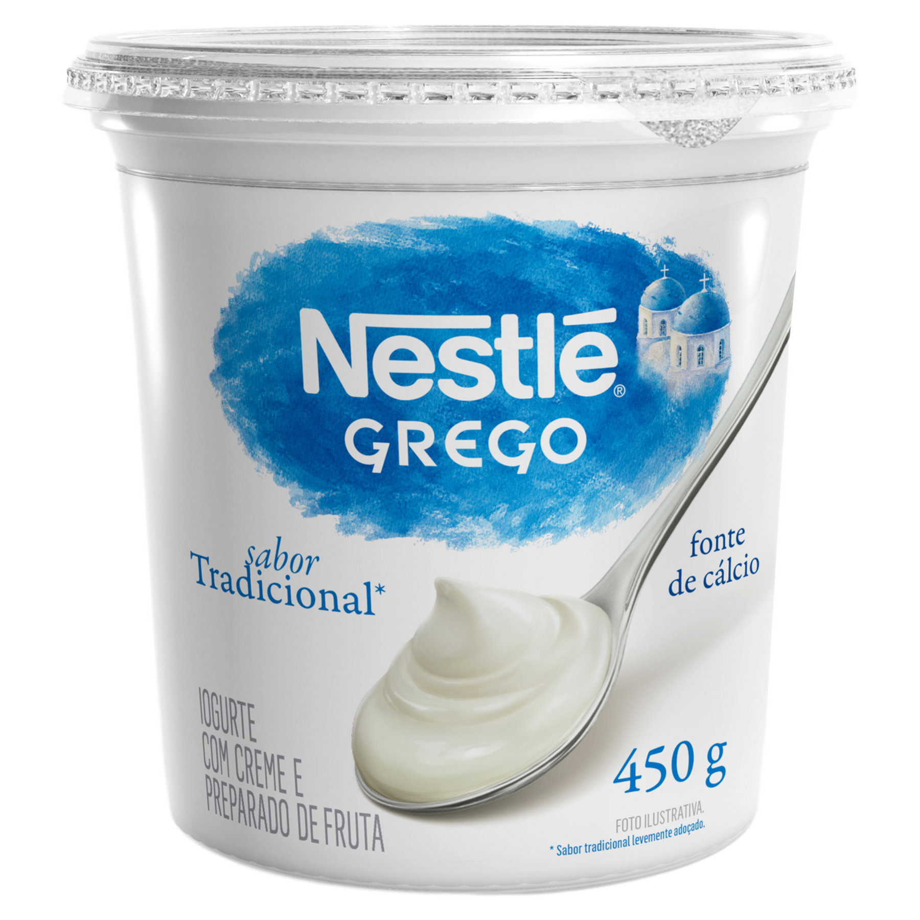 Iogurte Grego Tradicional Nestl&eacute; Pote 450g