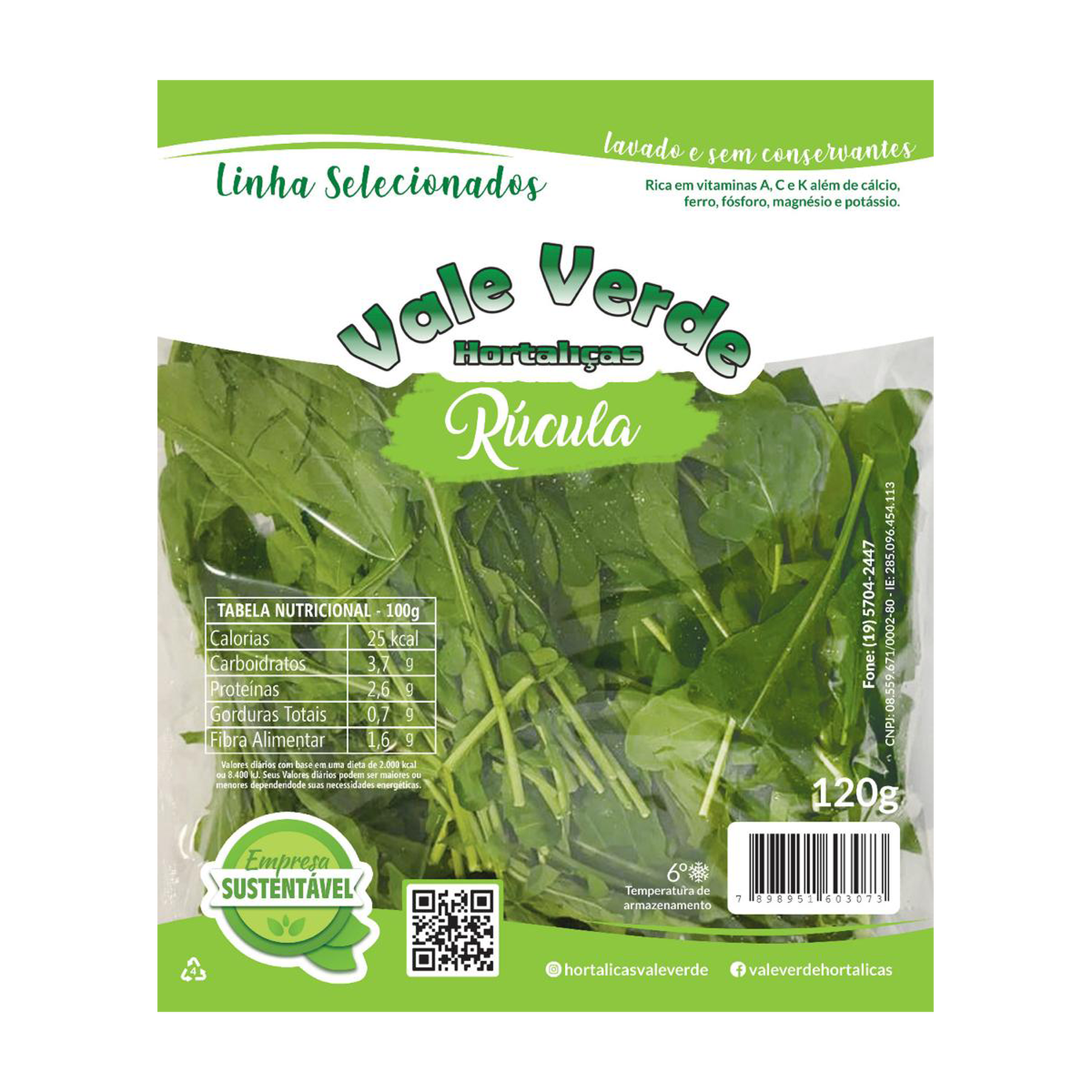 Rucula Vale Verde 120g