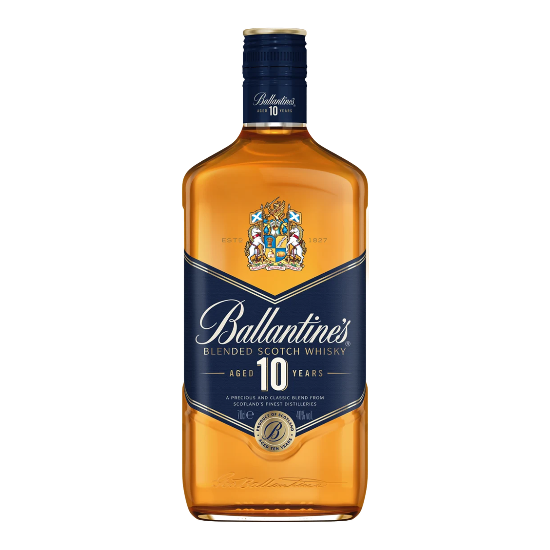 Whisky Escoc&ecirc;s Blended 10 Anos Ballantine's Garrafa 750ml