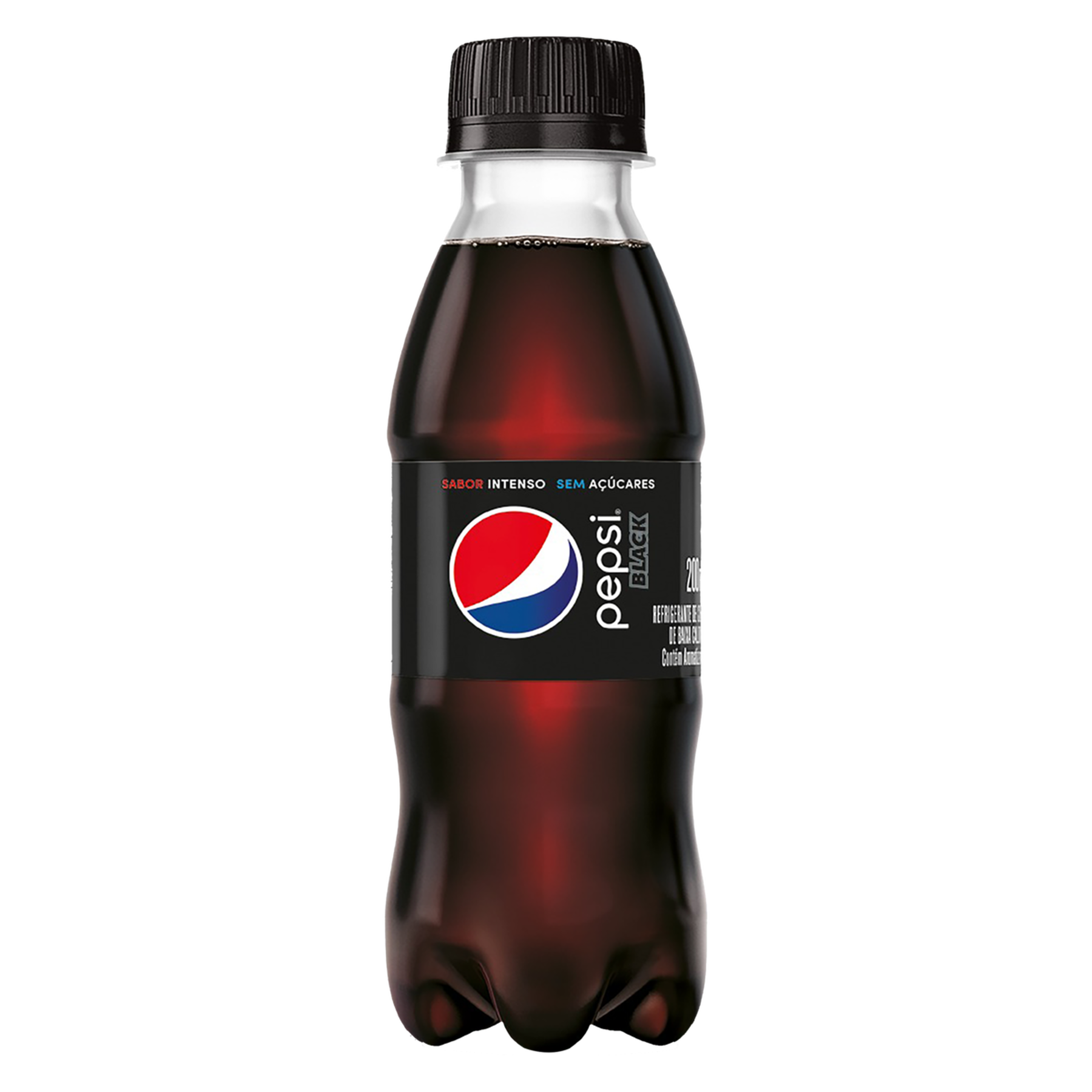Refrigerante Cola Zero Açúcar Pepsi Black Garrafa 200ml