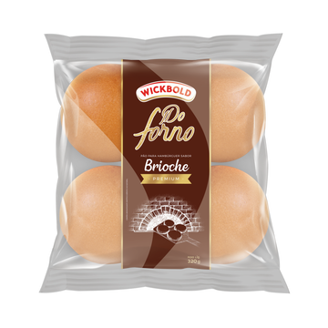 Pão para Hambúrguer Brioche Wickbold Do Forno Premium Pacote 320g