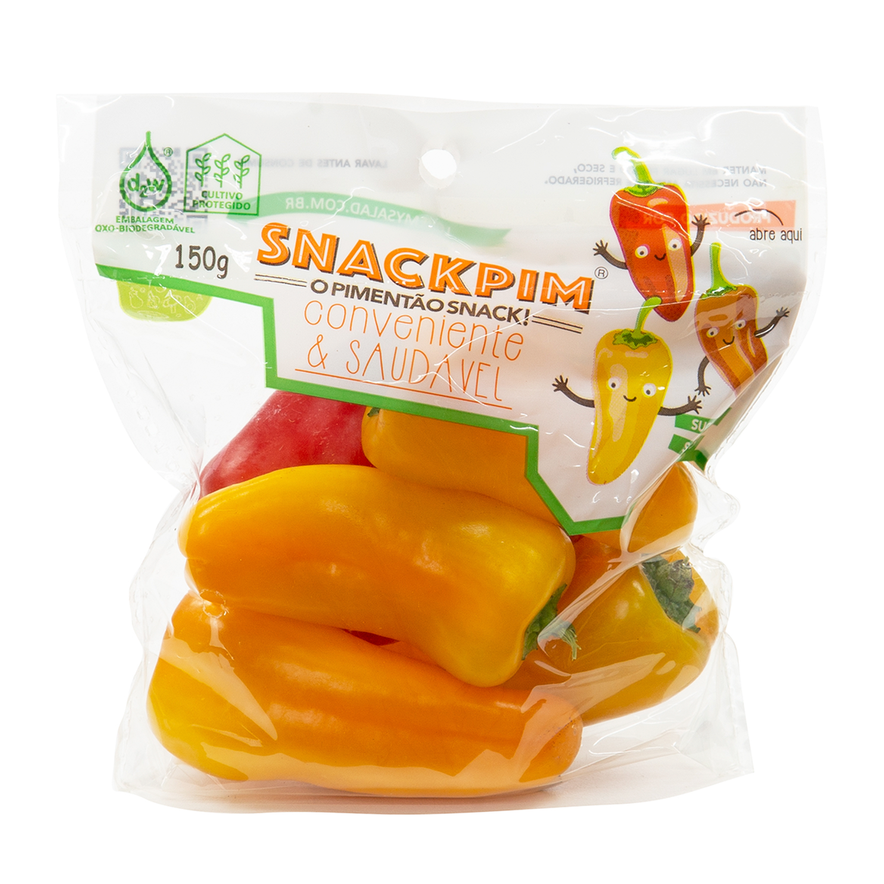 Piment&atilde;o Snackpim Pacote 150g