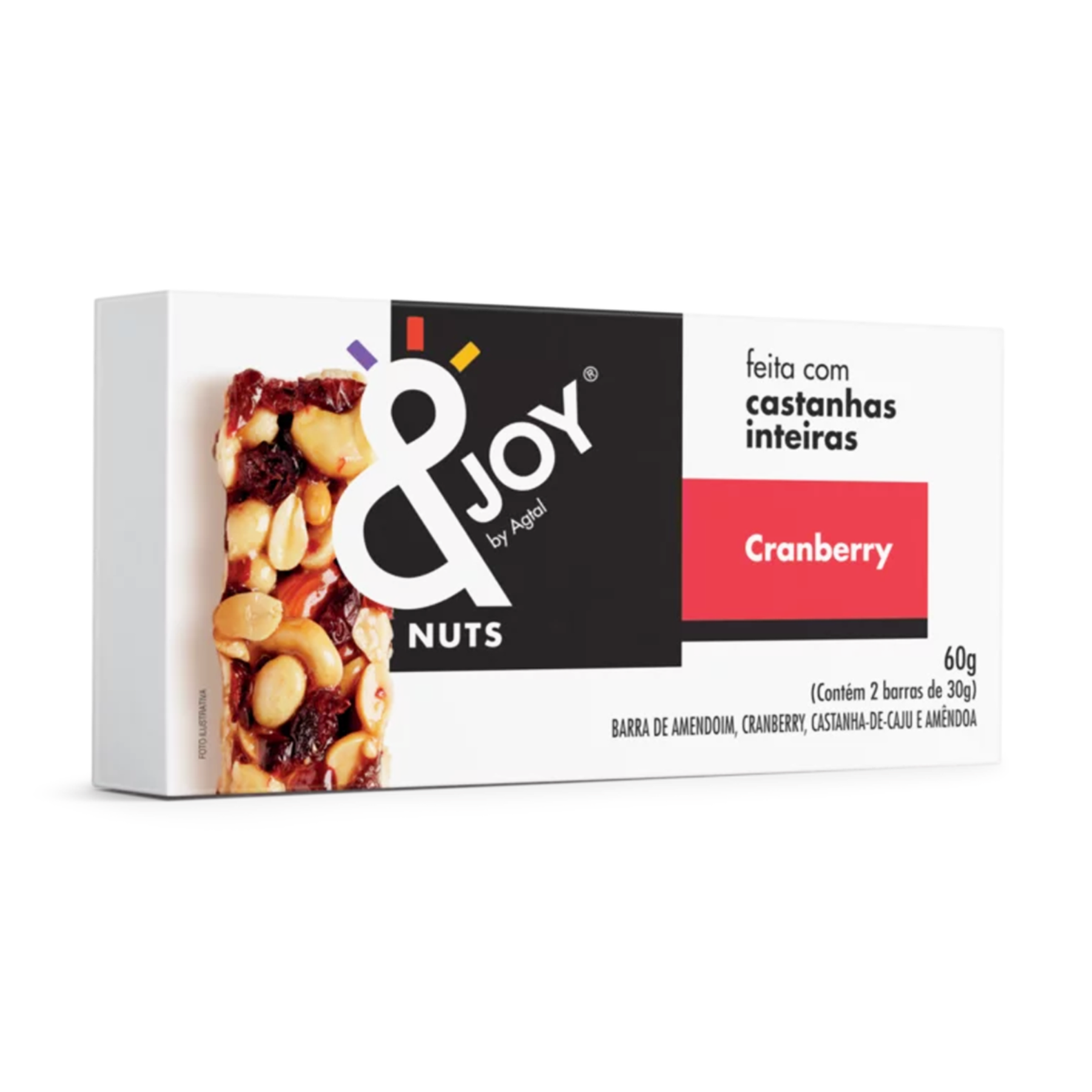 Barra Mixed Nuts Cramberry 60g