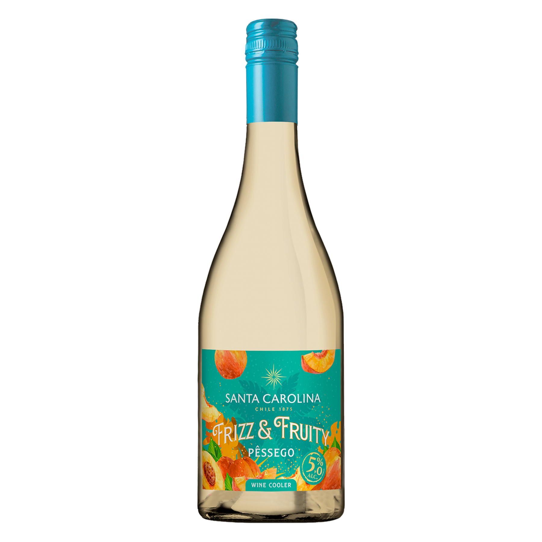 Vinho Branco P&ecirc;ssego Frizz & Fruity Santa Carolina Garrafa 750ml