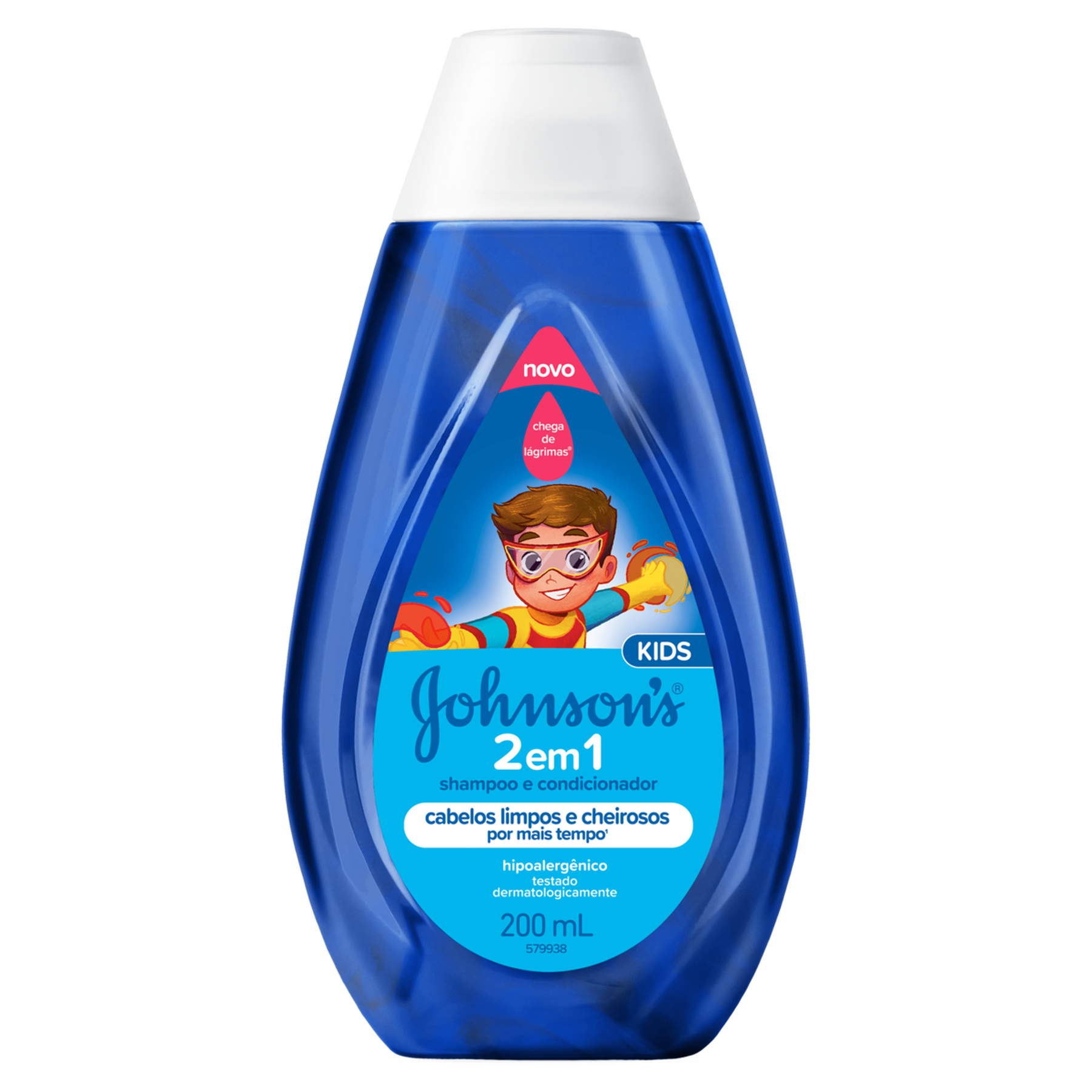 Shampoo 2 em 1 Johnson's Kids Frasco 200ml